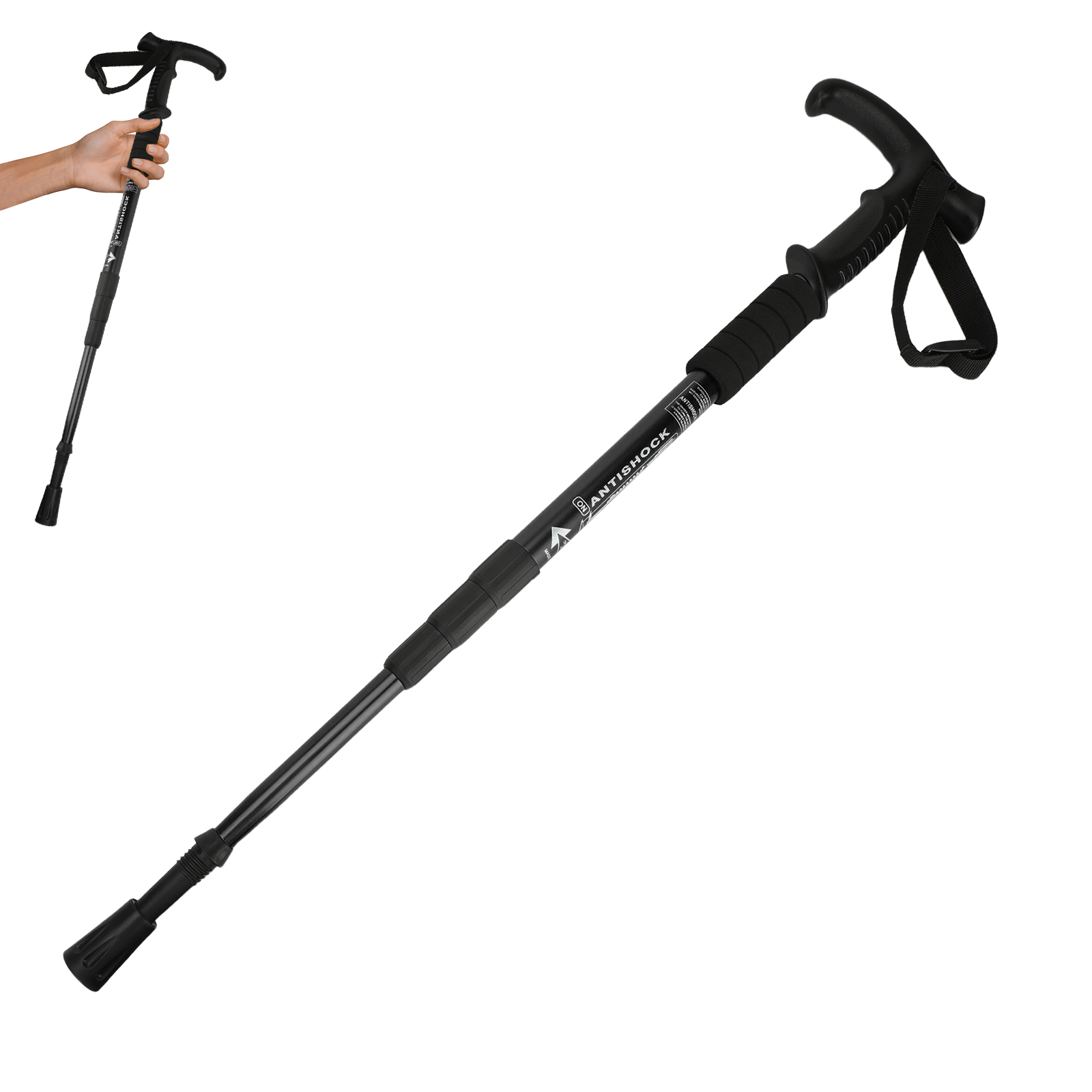 Bastone da Trekking in Lega di - Outdoor Sport Climbing Gear recensione e prezzo