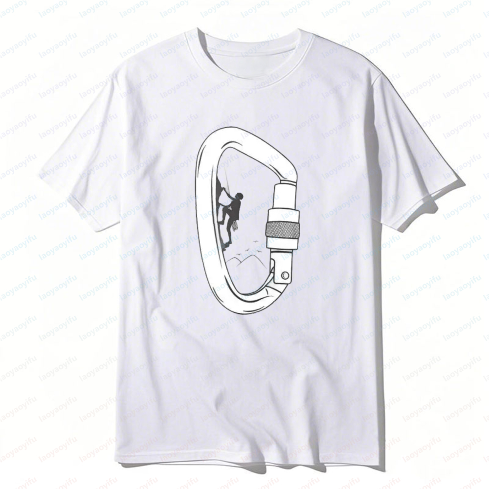 T-shirt con stampa attrezzatur - Outdoor Sport Climbing Gear recensione e prezzo