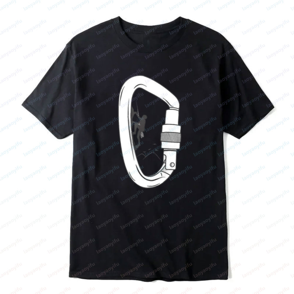 T-shirt con stampa attrezzatur - Outdoor Sport Climbing Gear recensione e prezzo